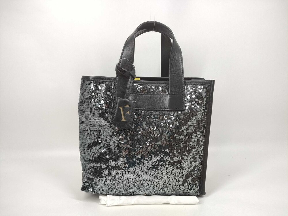 Furla Sequin & Leather Divide It Tote Bag